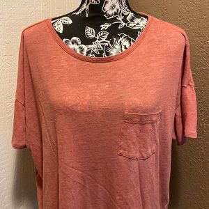Old Navy oversized pocket tee